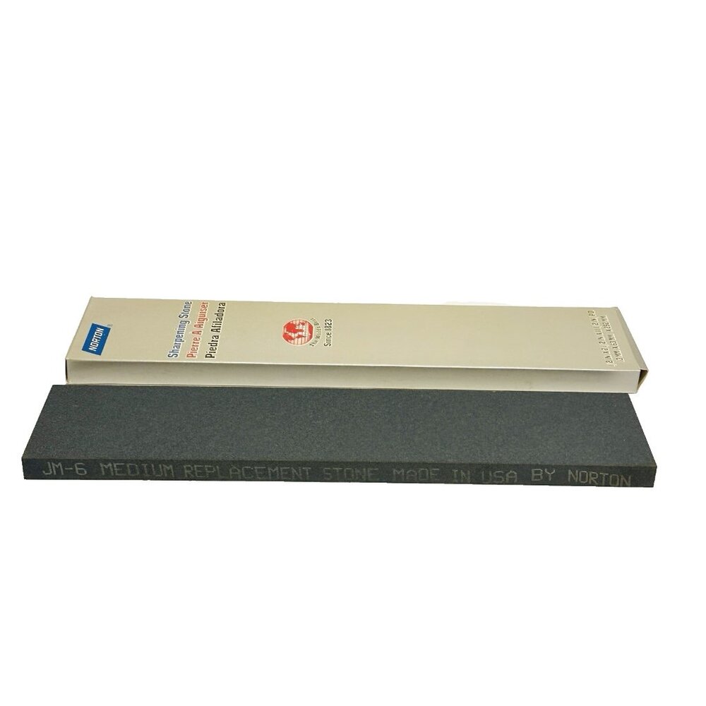 Norton Sharpening Stone JM6 Medium Replacement Stone 11.5" x 2.5" x 0.5"